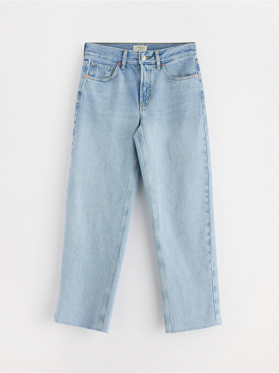 SIA Cropped Straight Jeans Light denim