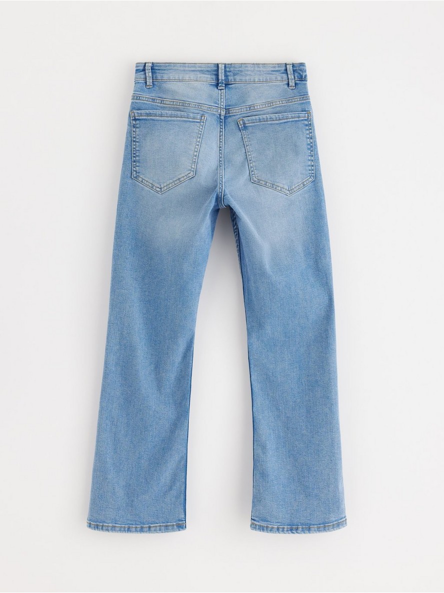 KAREN Regular flare cropped Jeans Light denim