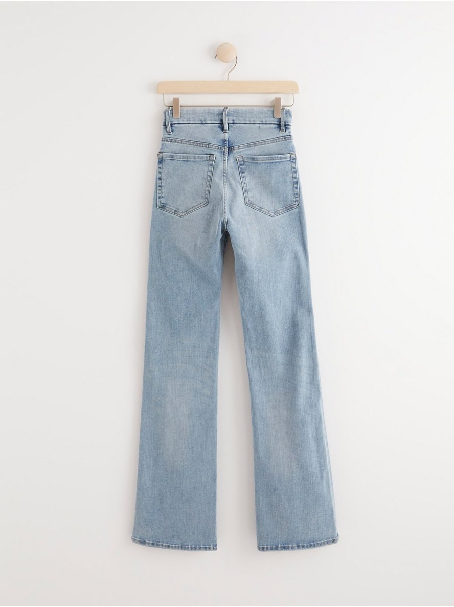 MIRA Curve super stretch flared jeans Light denim