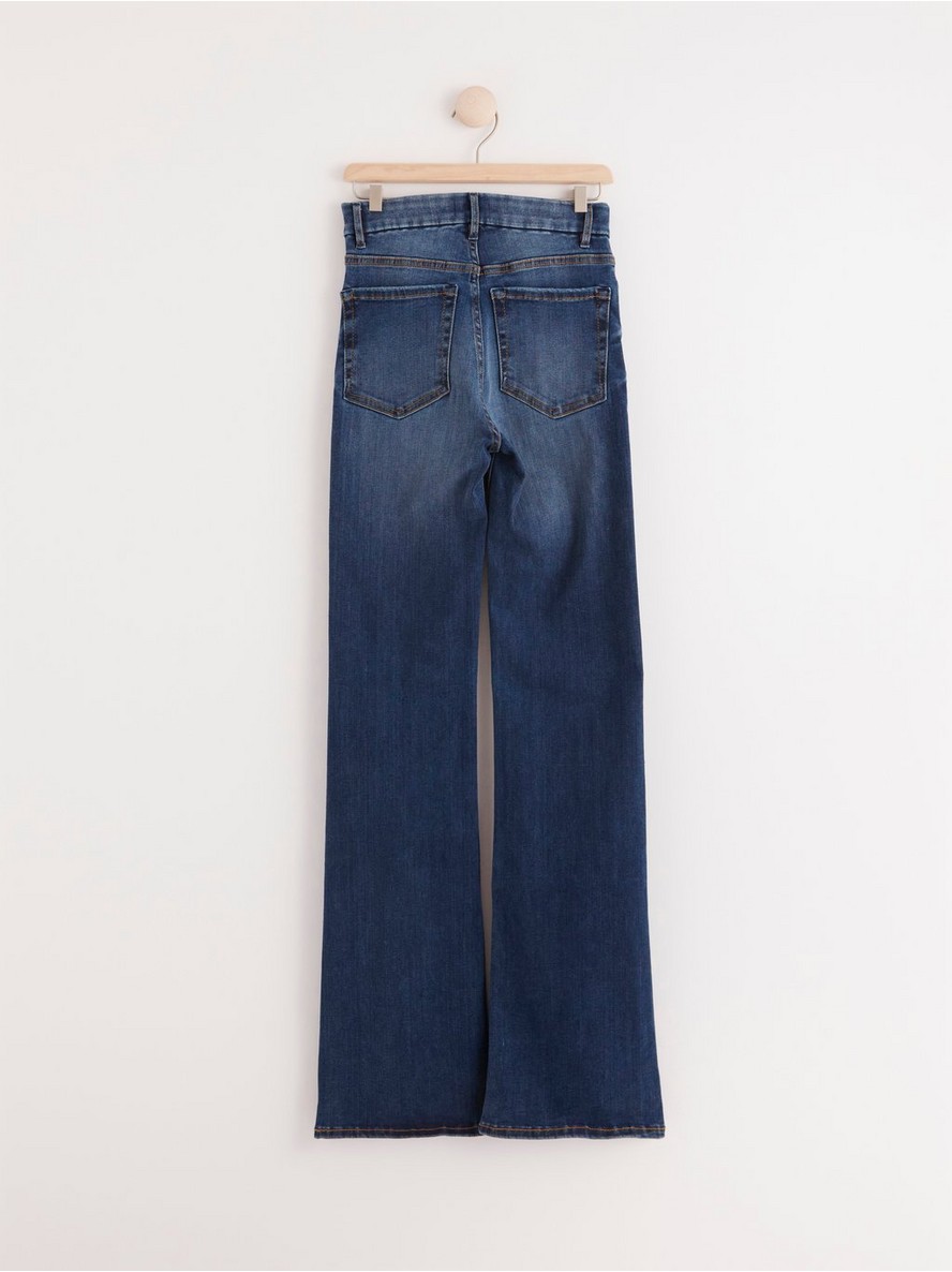 MIRA Curve super stretch flared jeans Denim blue