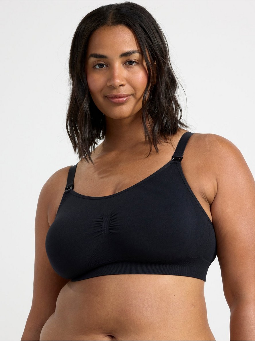 MOM Full cup seamless nursing bra Black