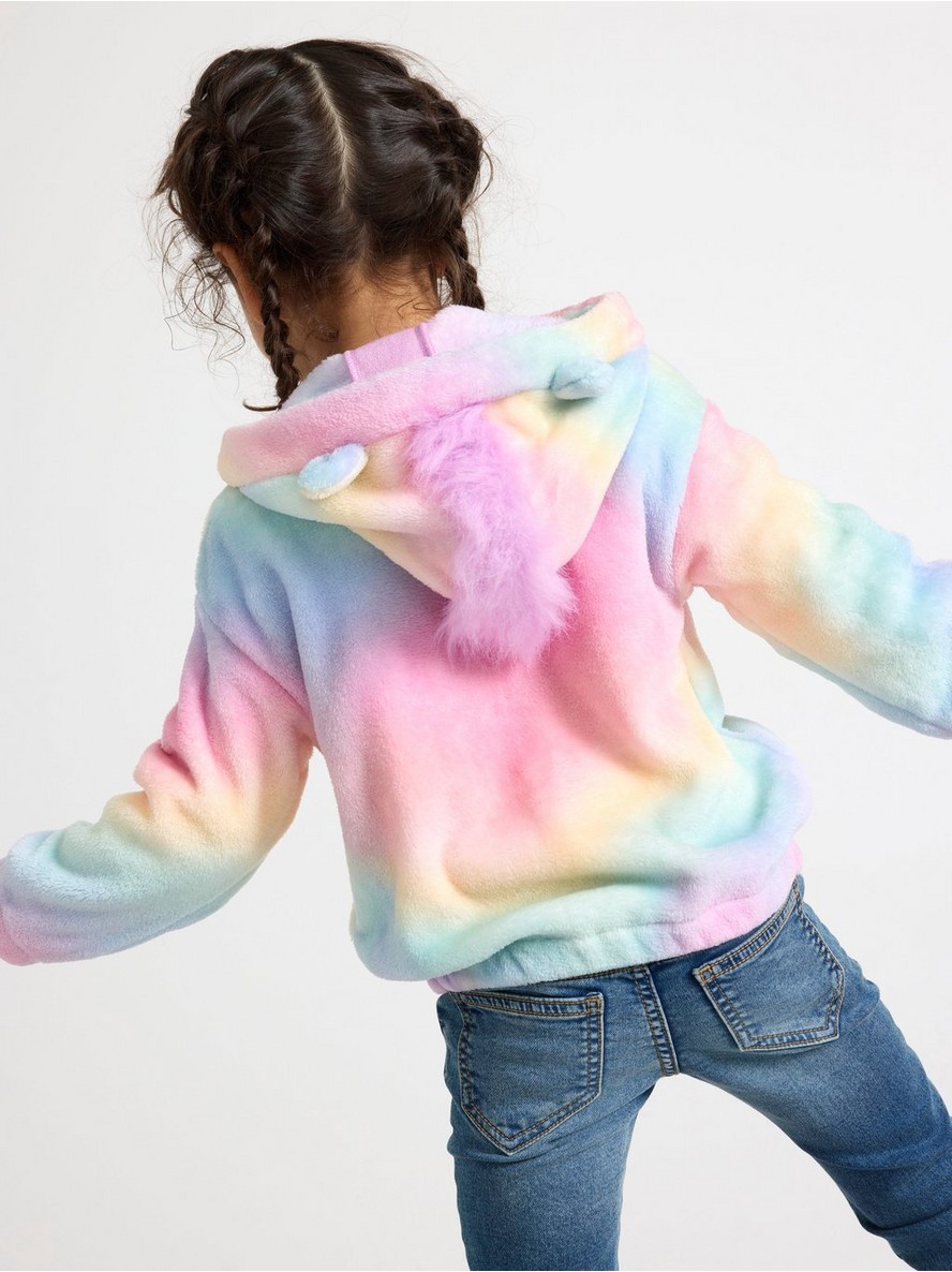 Unicorn zip up hoodie Light Lilac