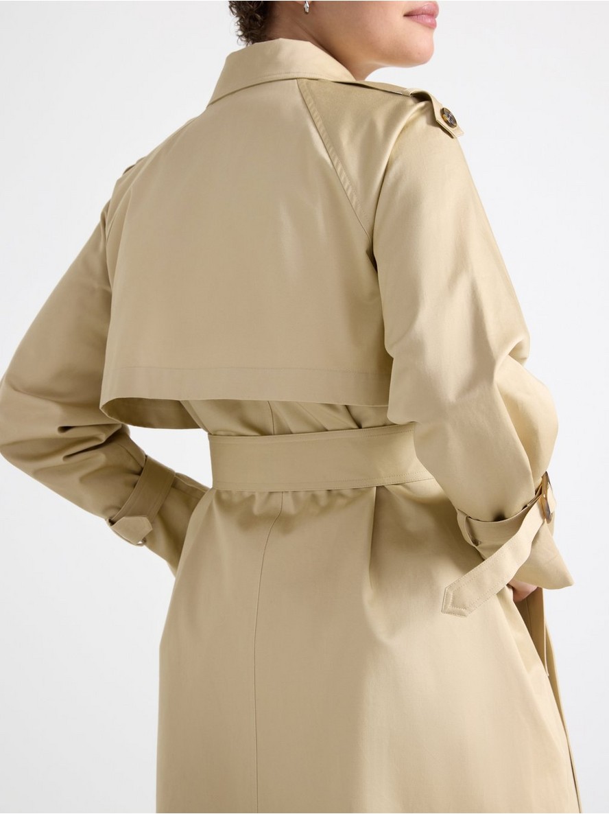 laubeblanc wide belt trench coat /beige（冬の感謝セール Wide